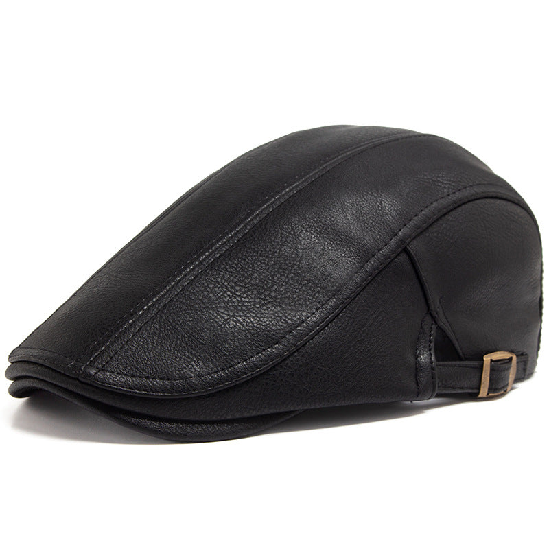 Autumn And Winter Thick Casual Peaked Cap