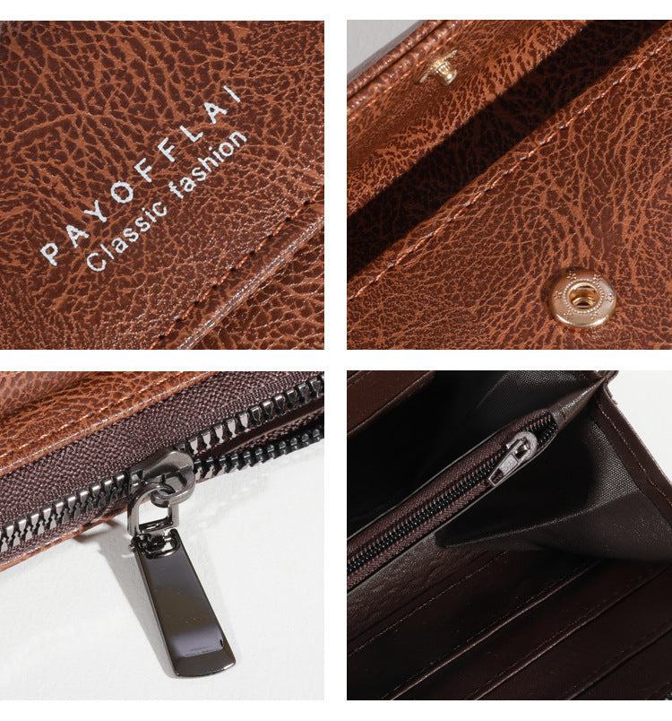 Men's Wallet Bestsellers 2025 New Mobile Phone Bag With Multiple Slots, Casual Long Wallet, Large Capacity Clutch Bag
