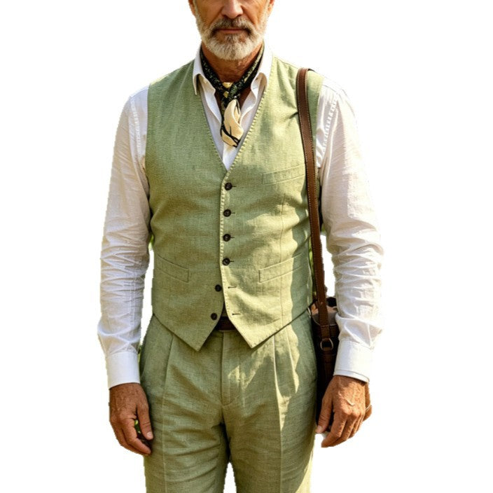 American-Style Party-Ready Vest For Fall And Winter