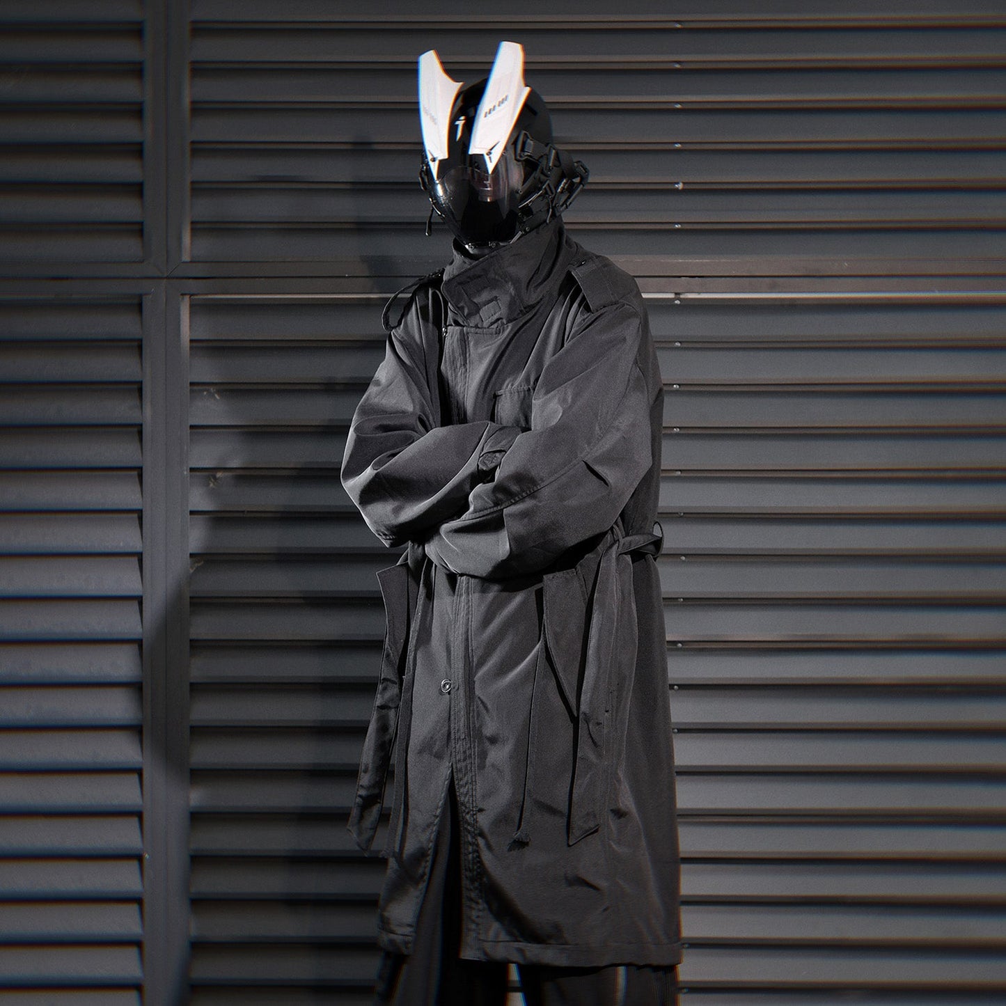 HiJ38 I-Tech Anorak Trenchcoat