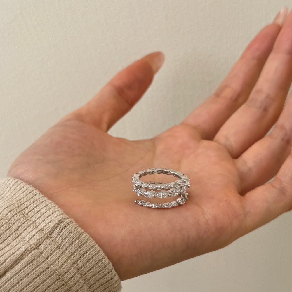 Ring Female Spring Design Inlaid Bracelet