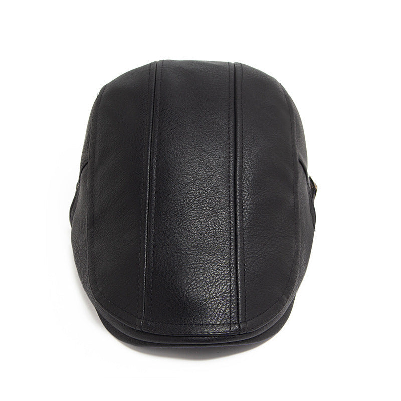 Autumn And Winter Thick Casual Peaked Cap