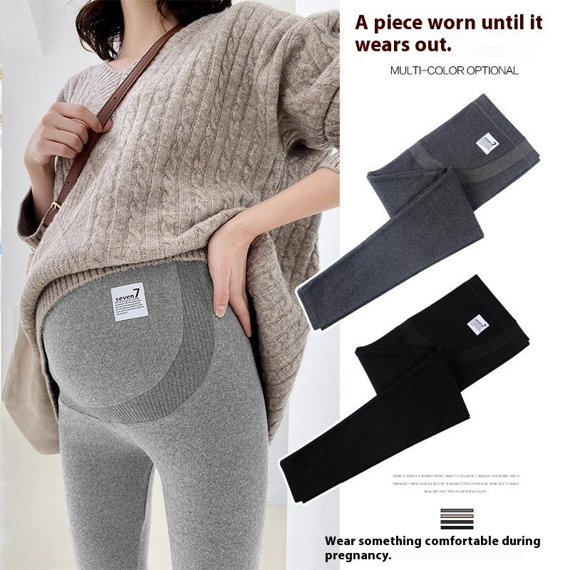 Not Tight Belly Casual Leggings High Elastic Maternity Belly Support Pants