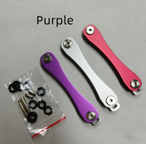 Aluminum Alloy Clip Outdoor EDC Tool Metal Key Organizer Holder