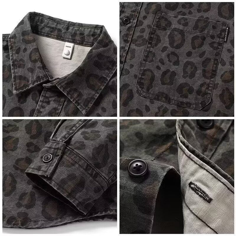 Autumn New Arrival Retro Loose-fit Casual Shirt Jacket