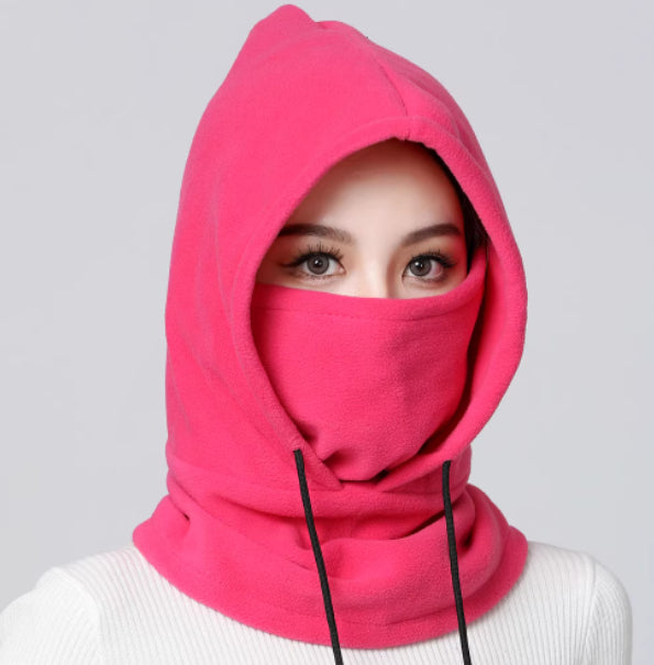 Thickened All-in-one Hat Scarf And Mask With Ear Protectionkeeps You Warm And Blocks The Wind