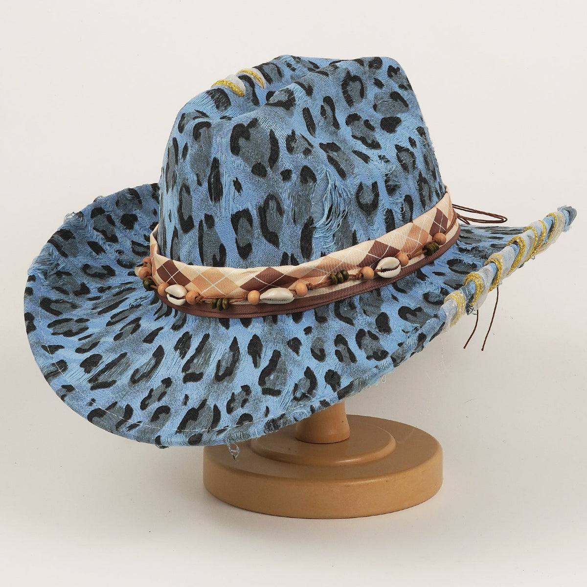 Leopard-print Hat Western Cowboy Hat, Sun Hat, Top Hat