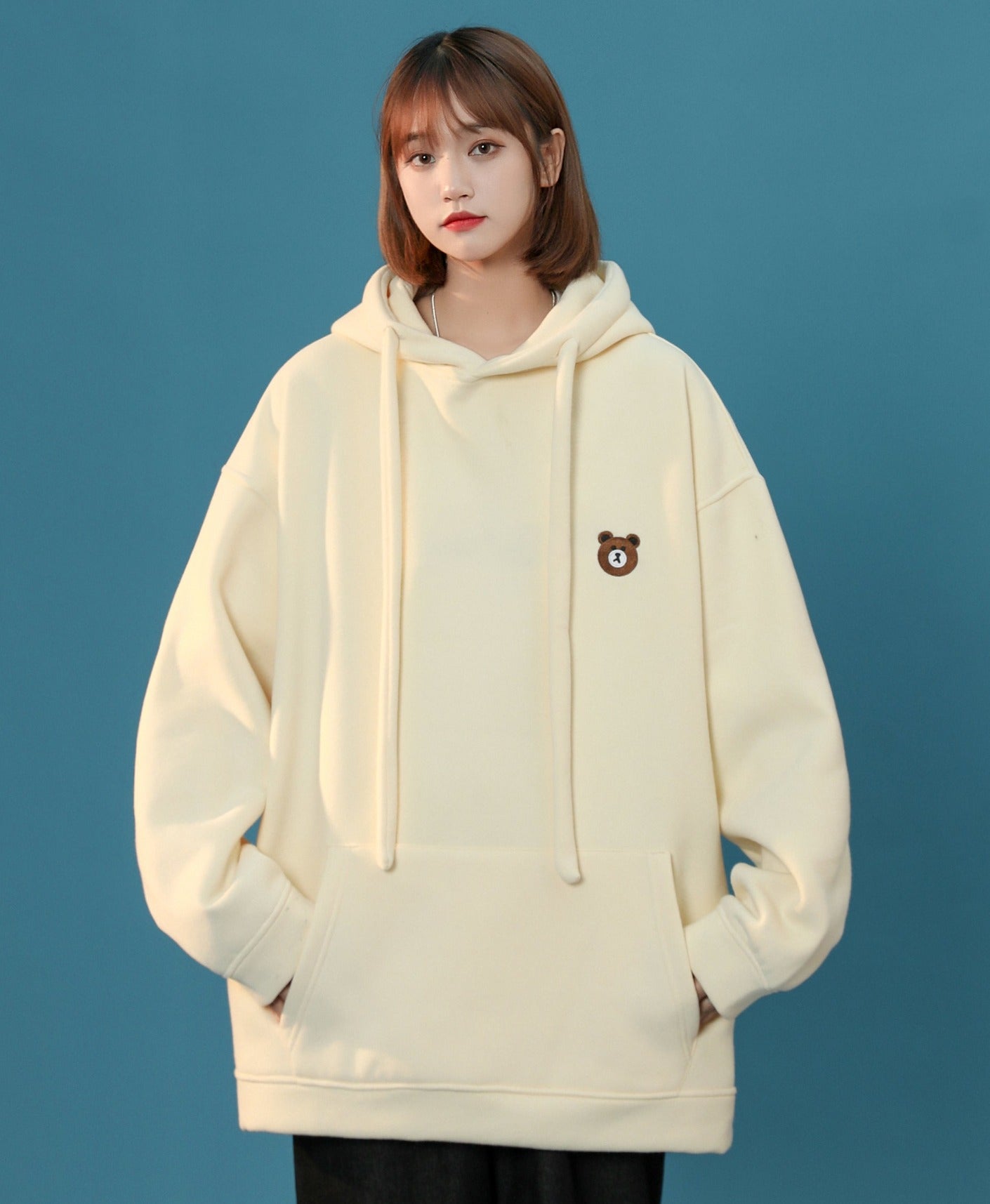 Damen-Teddy-Kapuzenpullover Classic