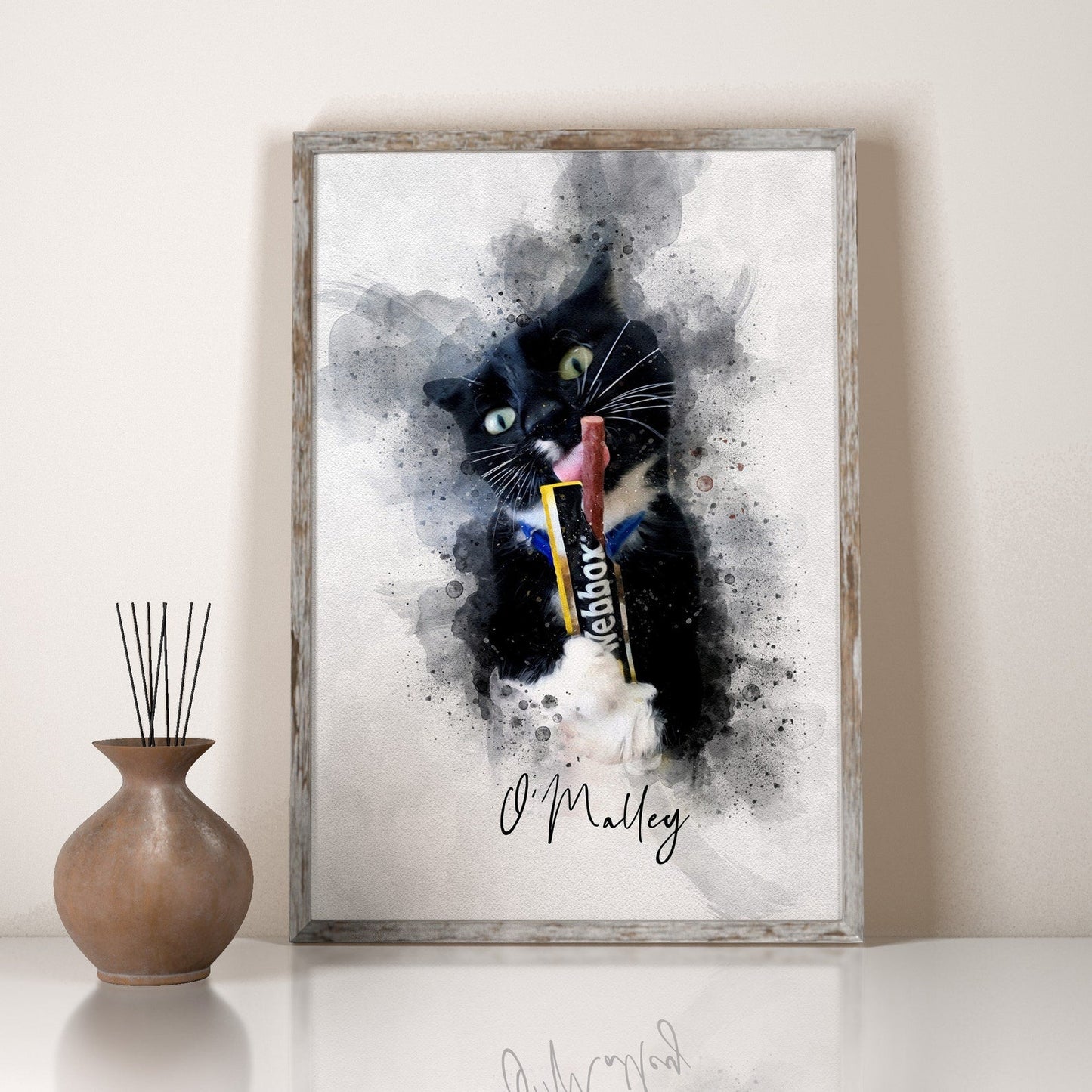 Watercolor Style Texture Portrait