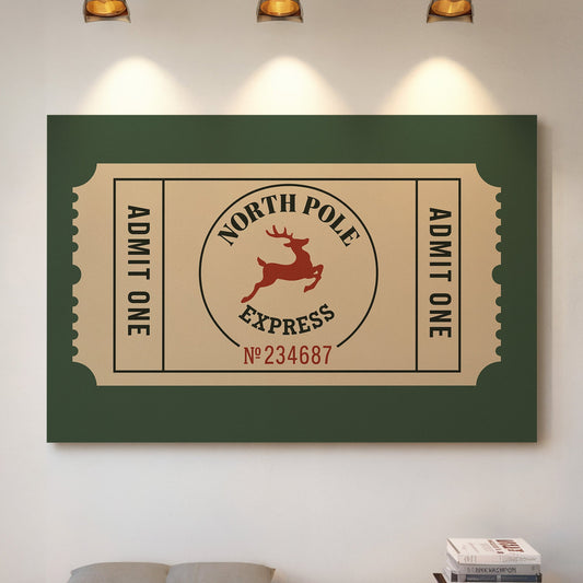 Impression du billet pour le Pôle Express