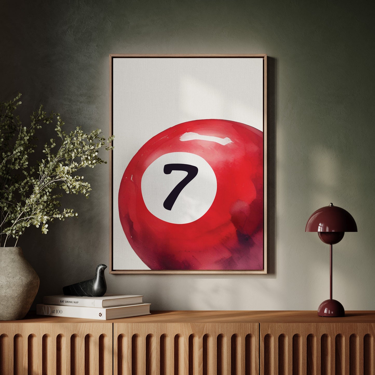 Glückszahl Nr. 7 Druck