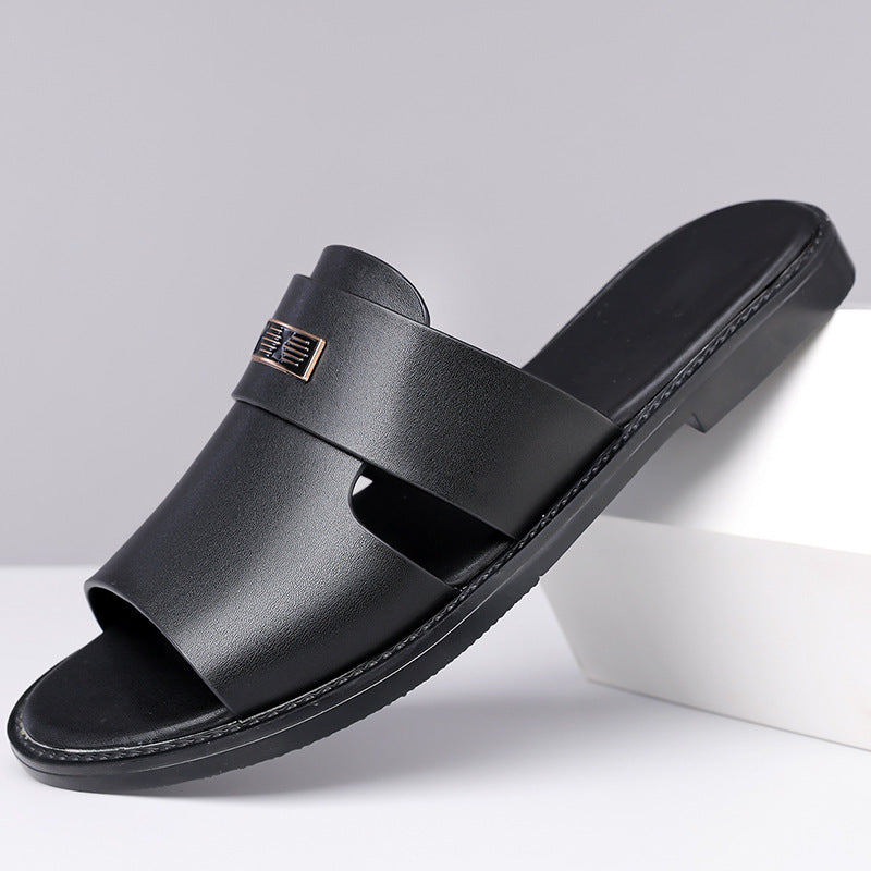 Mens Casual Breathable Versatile Non-slip Slippers