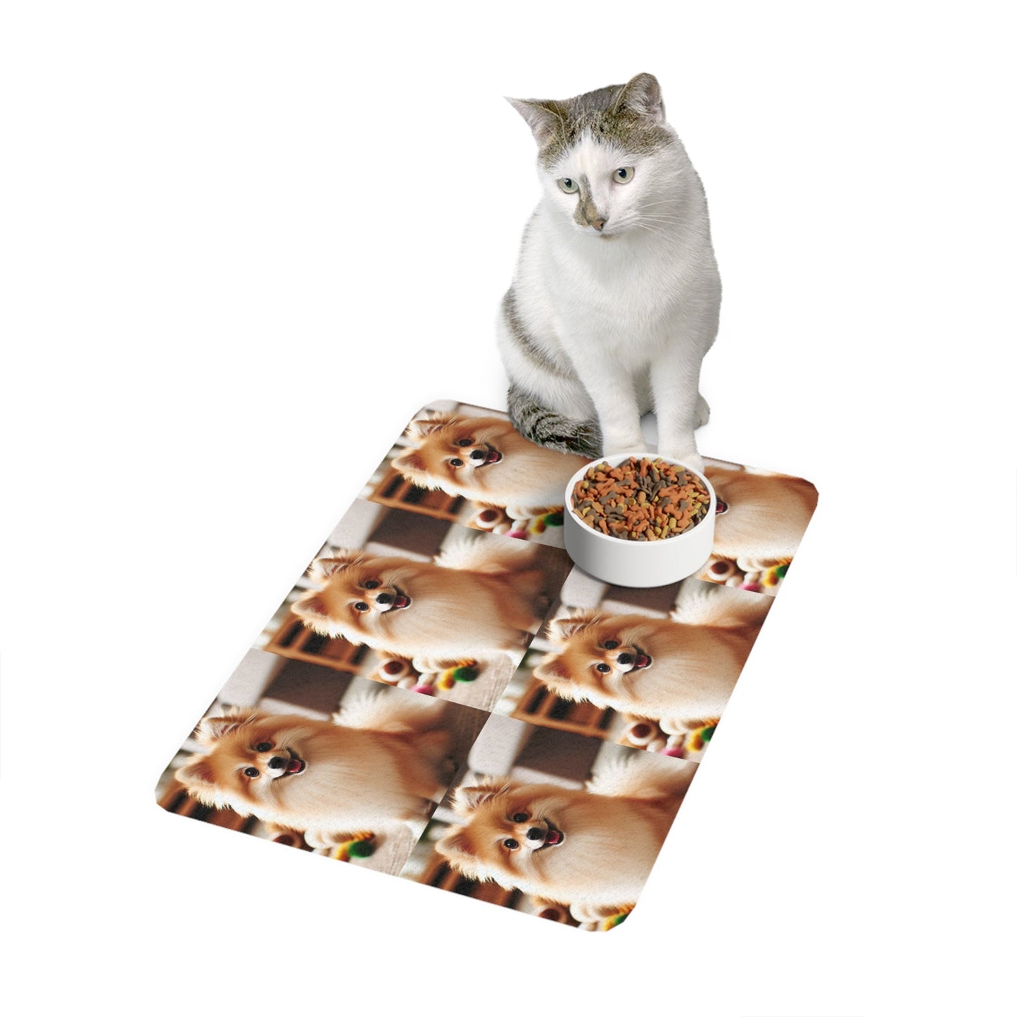 Tapis antidérapant pour animaux de compagnie – Tapis d'alimentation étanche pour chiens