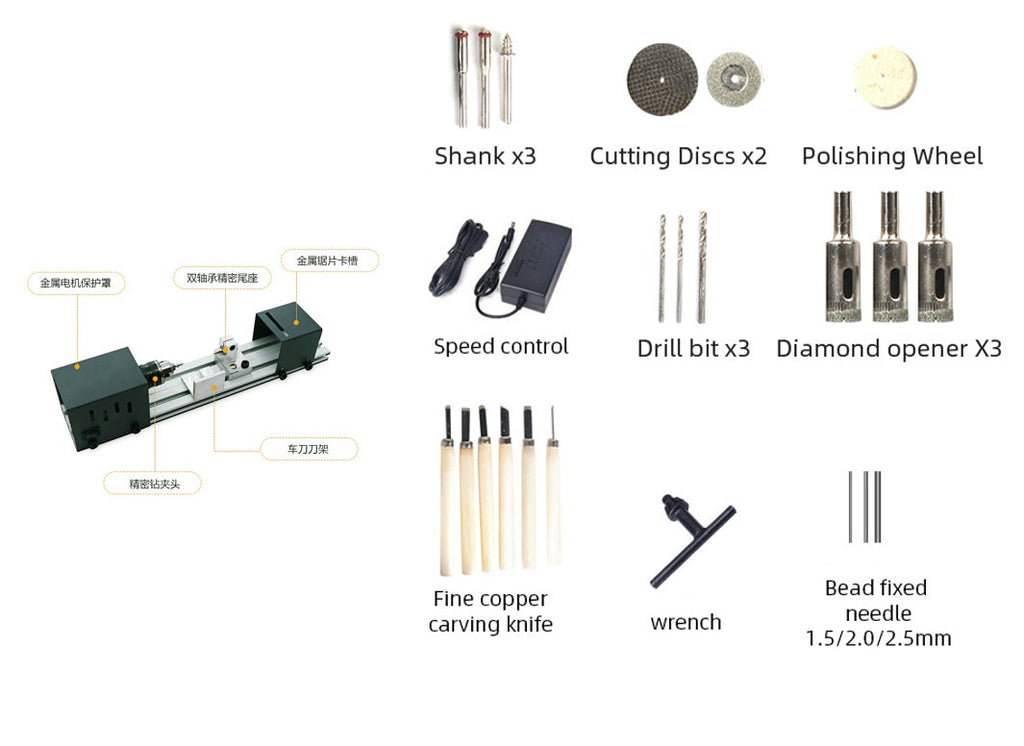 Polishing And Cutting Round Beads Machine