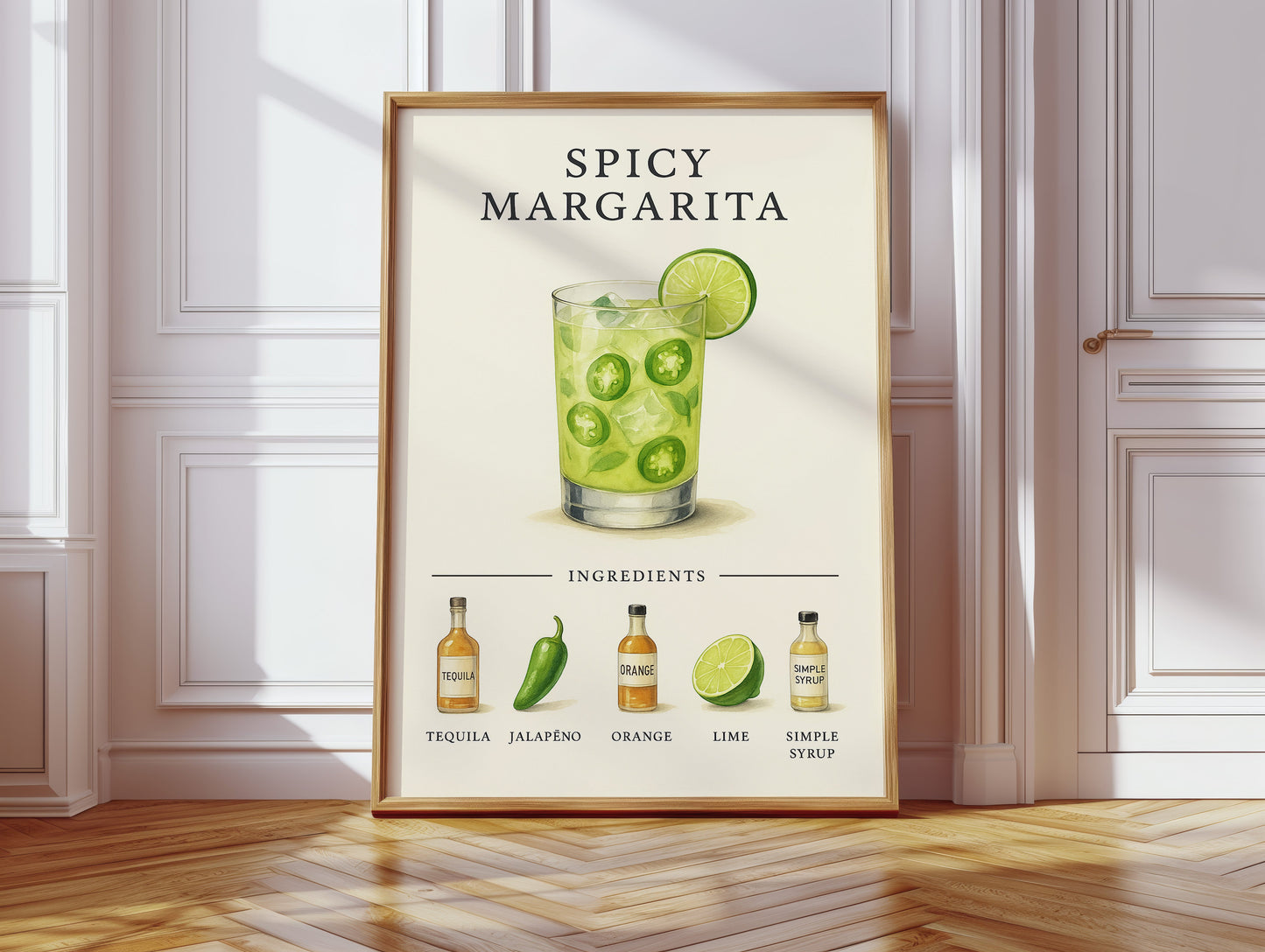 Recette de cocktail Margarita épicée à imprimer