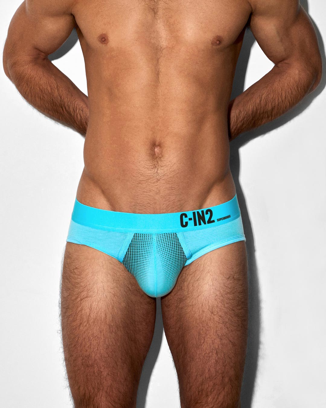 Super Bright Low Rise Brief Neon Blue
