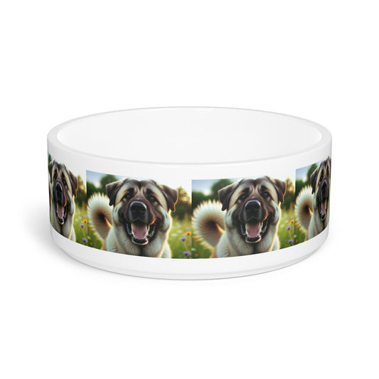 Ceramic Pet Bowl – 16 oz Dog Feeding Bowl