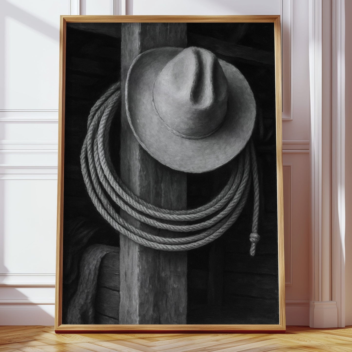 Cowboyhut und Lasso