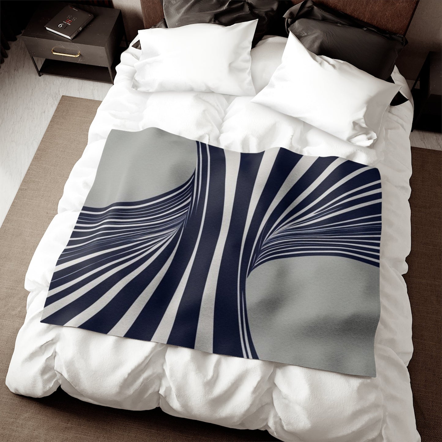 Sweatshirt Blanket – Plush Fleece Throw, 2 Size Options