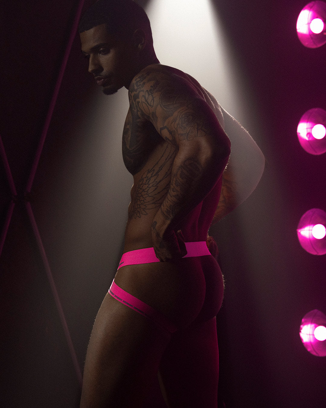 Super Bright Jock Neon Pink