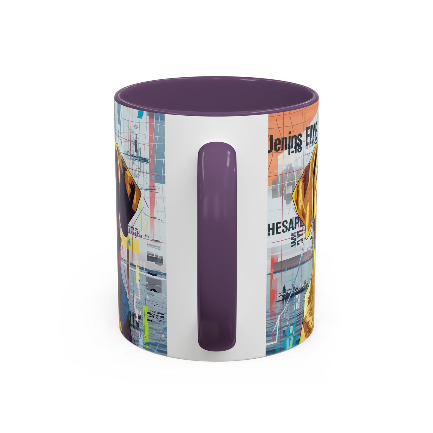 Keramiktasse mit Hunderassen-Motiv – 11 oz & 15 oz
