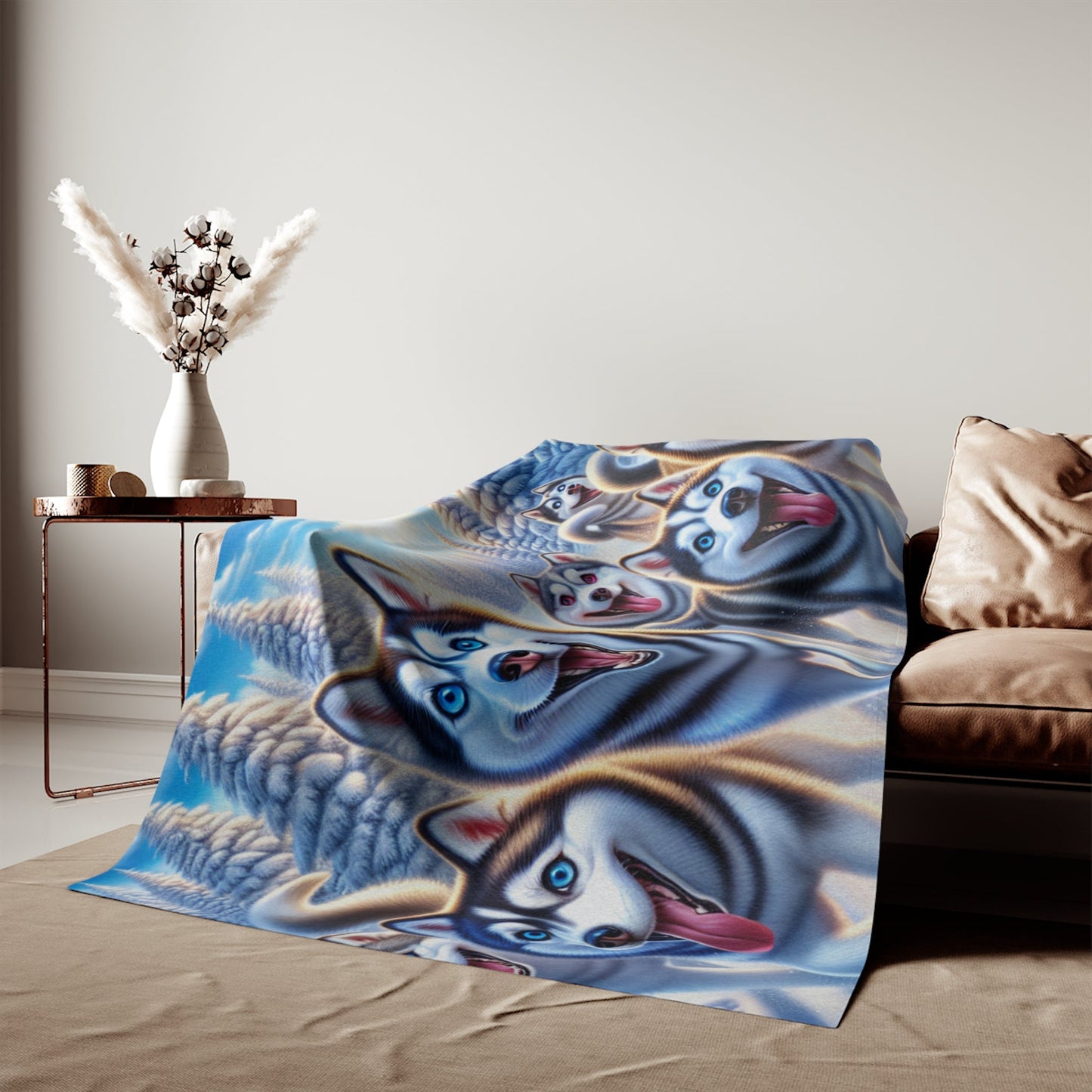 Sweatshirt Blanket – Plush Fleece Throw, 2 Size Options