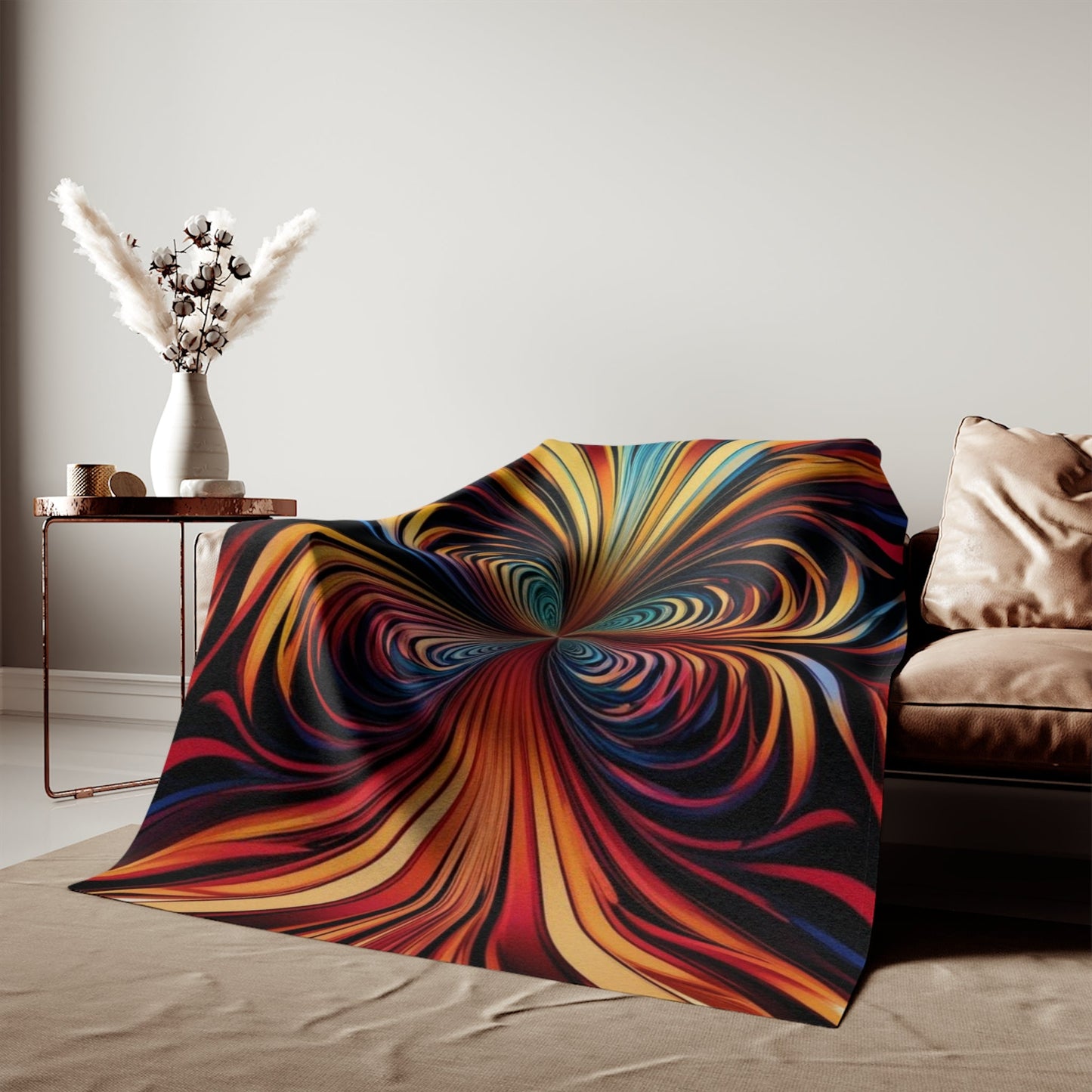 Sweatshirt Blanket – Plush Fleece Throw, 2 Size Options