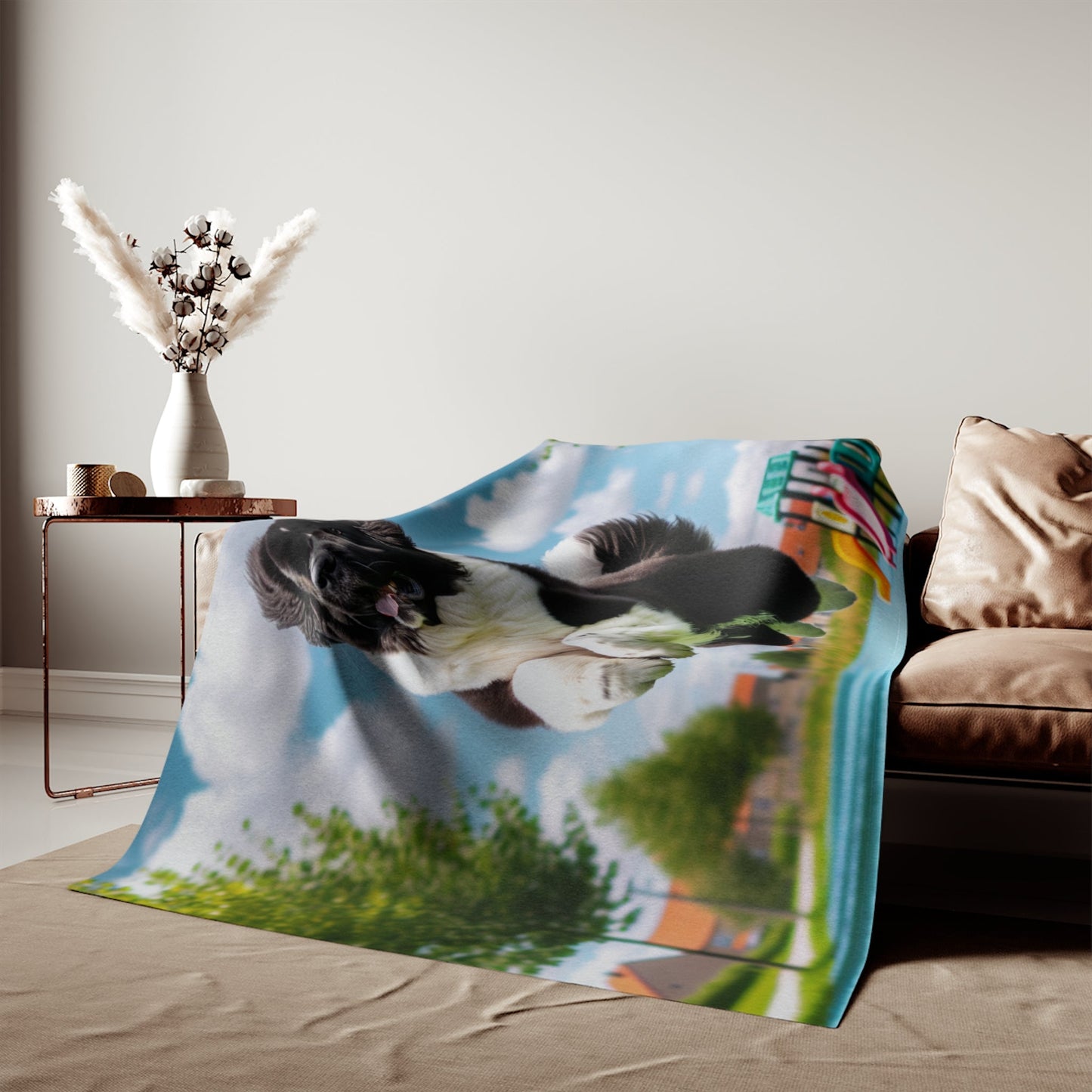 Sweatshirt Blanket – Plush Fleece Throw, 2 Size Options