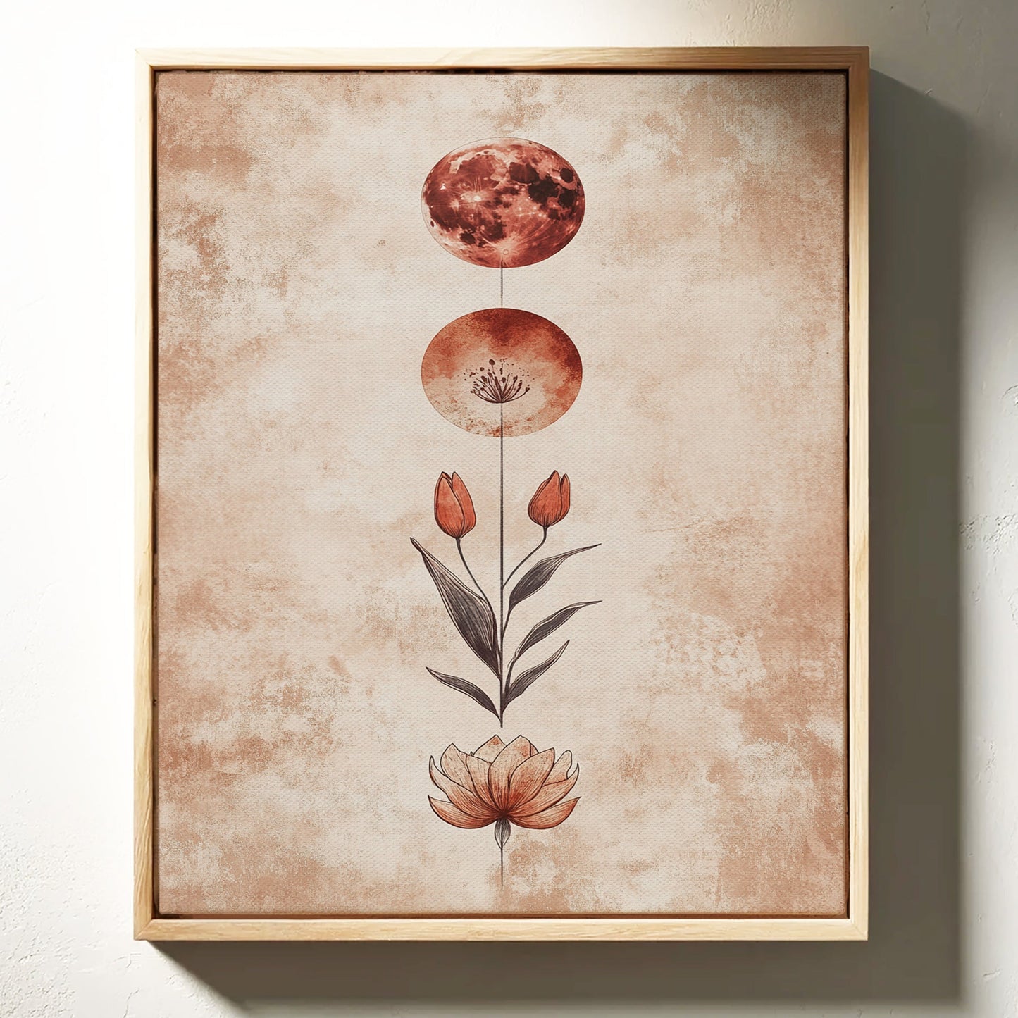 Blood Moon and Blooming Spirit