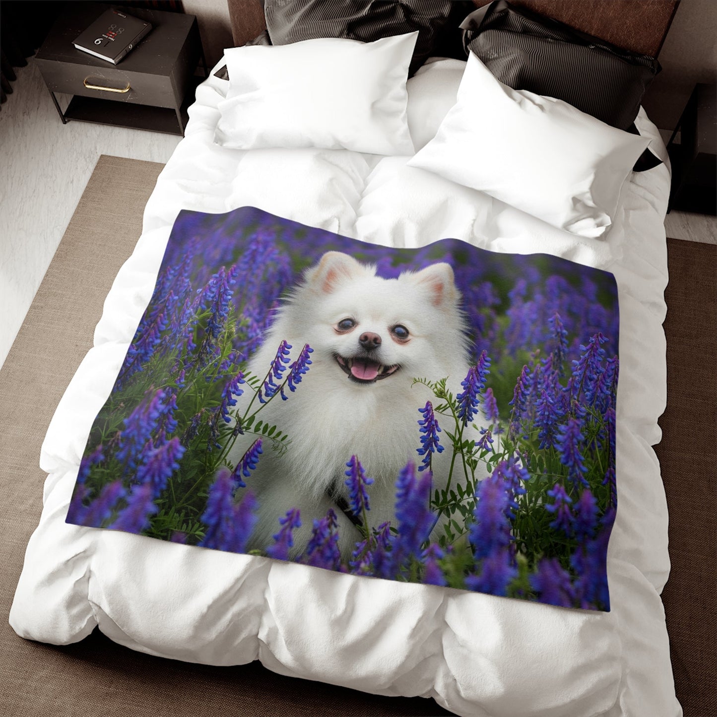 Sweatshirt Blanket – Plush Fleece Throw, 2 Size Options