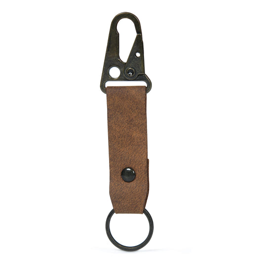 Porte-clés élégant en cuir véritable