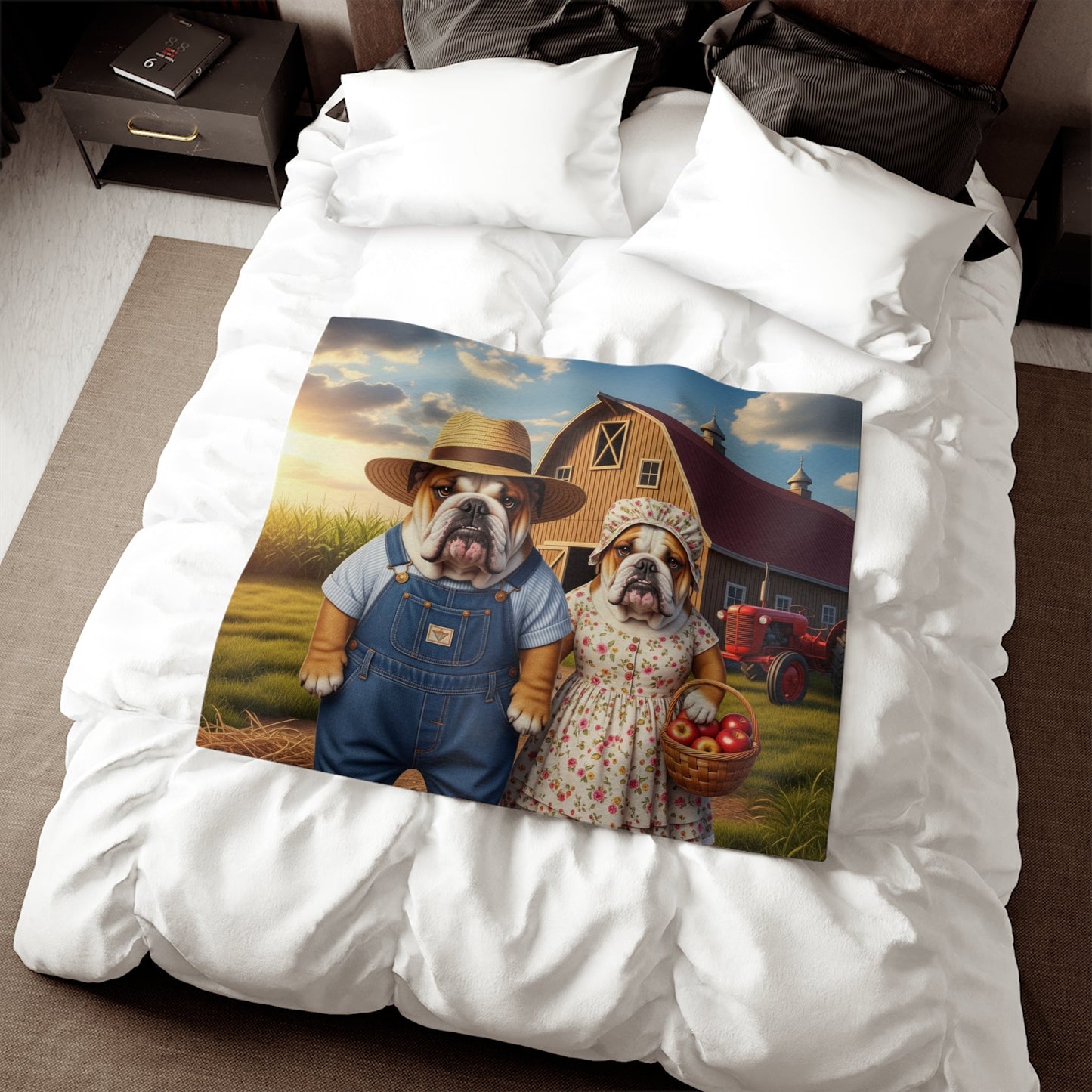 Sweatshirt Blanket – Plush Fleece Throw, 2 Size Options