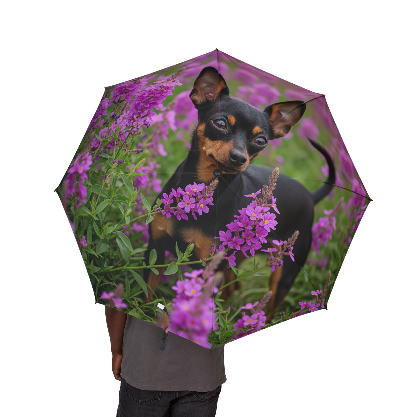 48" Semi-Automatic Umbrella – Windproof Large Travel Rain Umbrella
