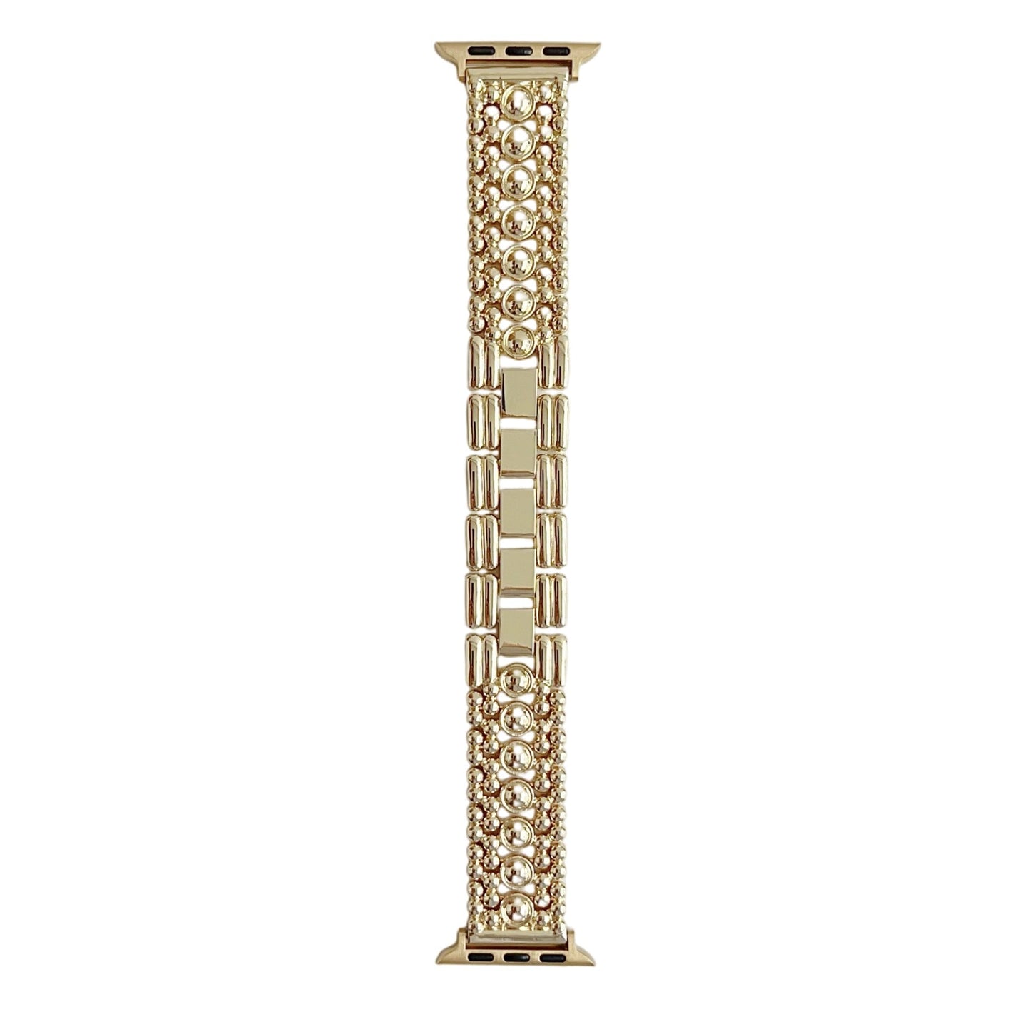 Five-bead Round Metal Watch Strap