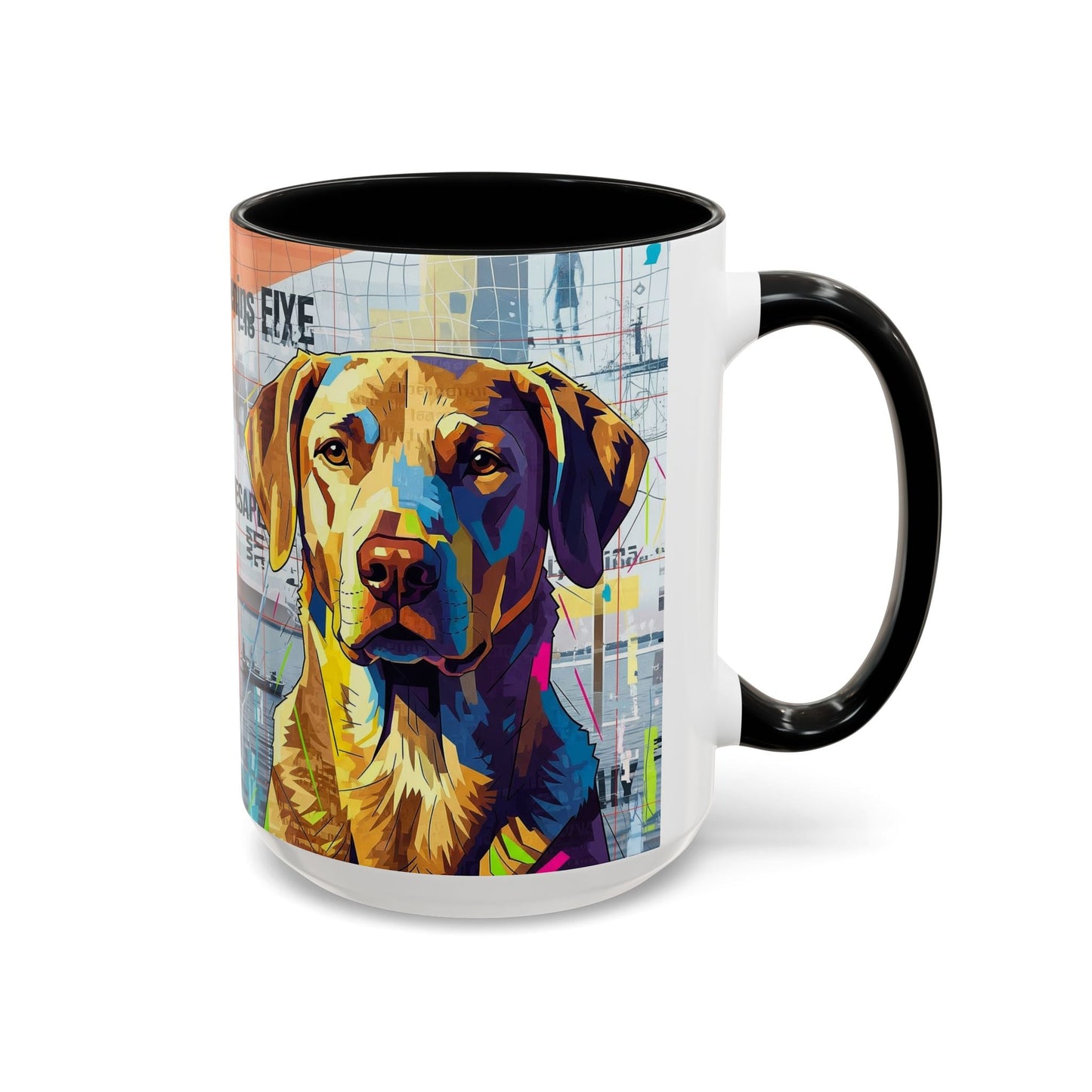 Keramiktasse mit Hunderassen-Motiv – 11 oz & 15 oz