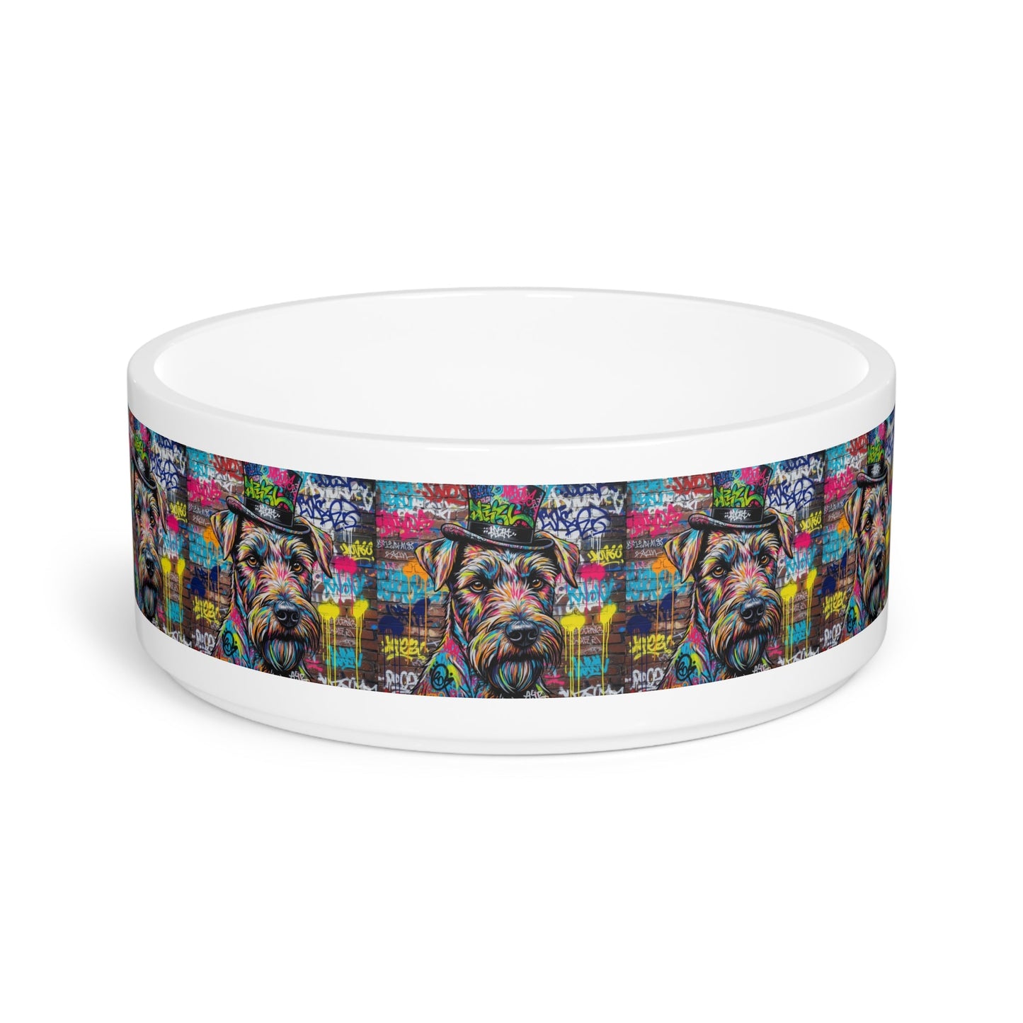 Ceramic Pet Bowl – 16 oz Dog Feeding Bowl
