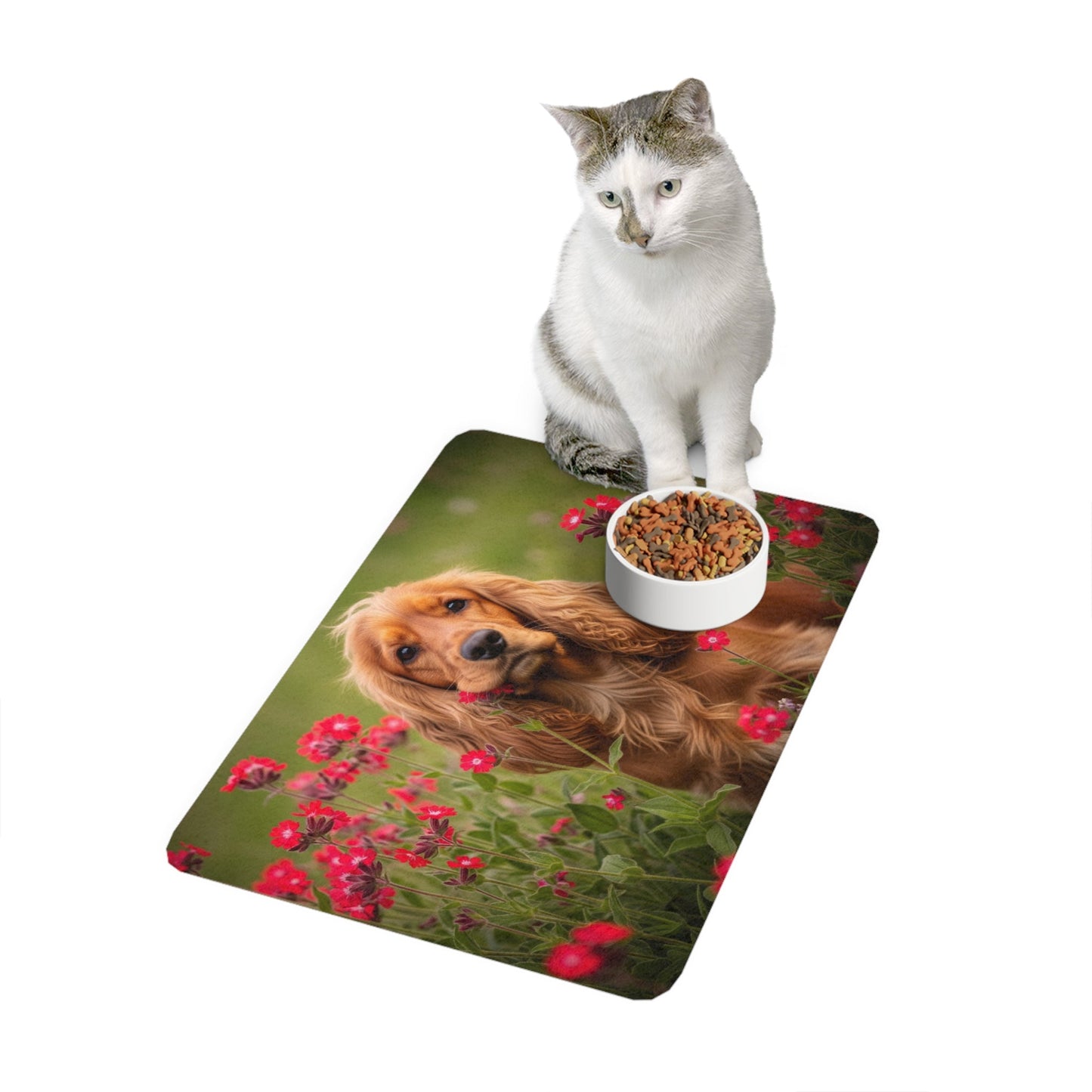 Non-Slip Pet Food Mat – Waterproof Feeding Mat for Dogs