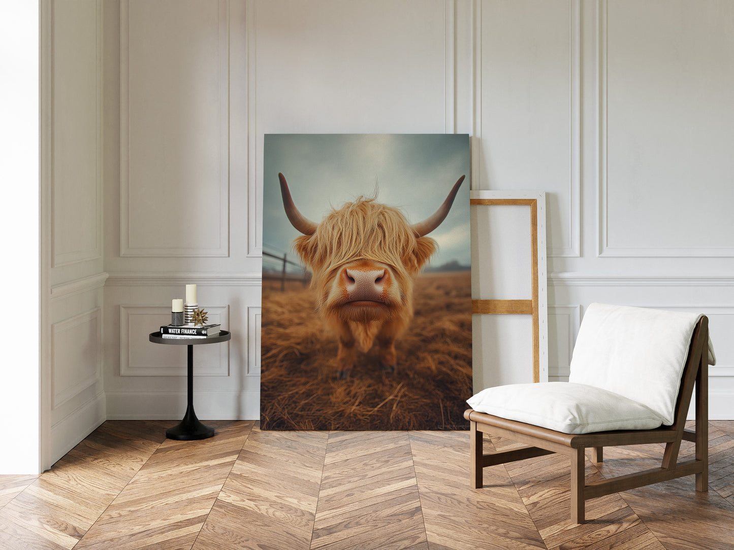Golden Fluff and Attitude Highland Cattle