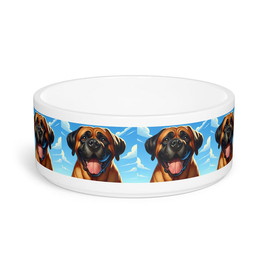 Ceramic Pet Bowl – 16 oz Dog Feeding Bowl