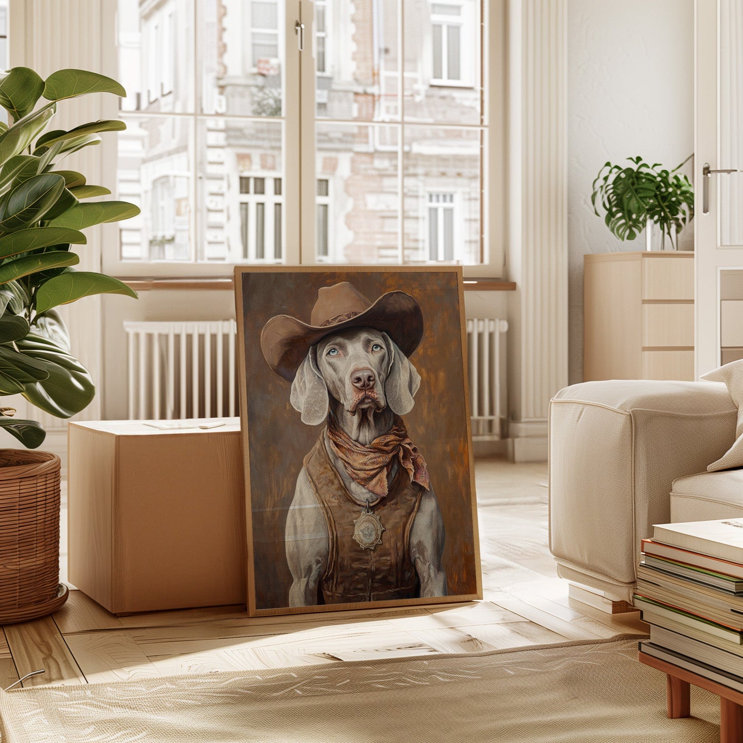 Weimaraner shérif adjoint du désert