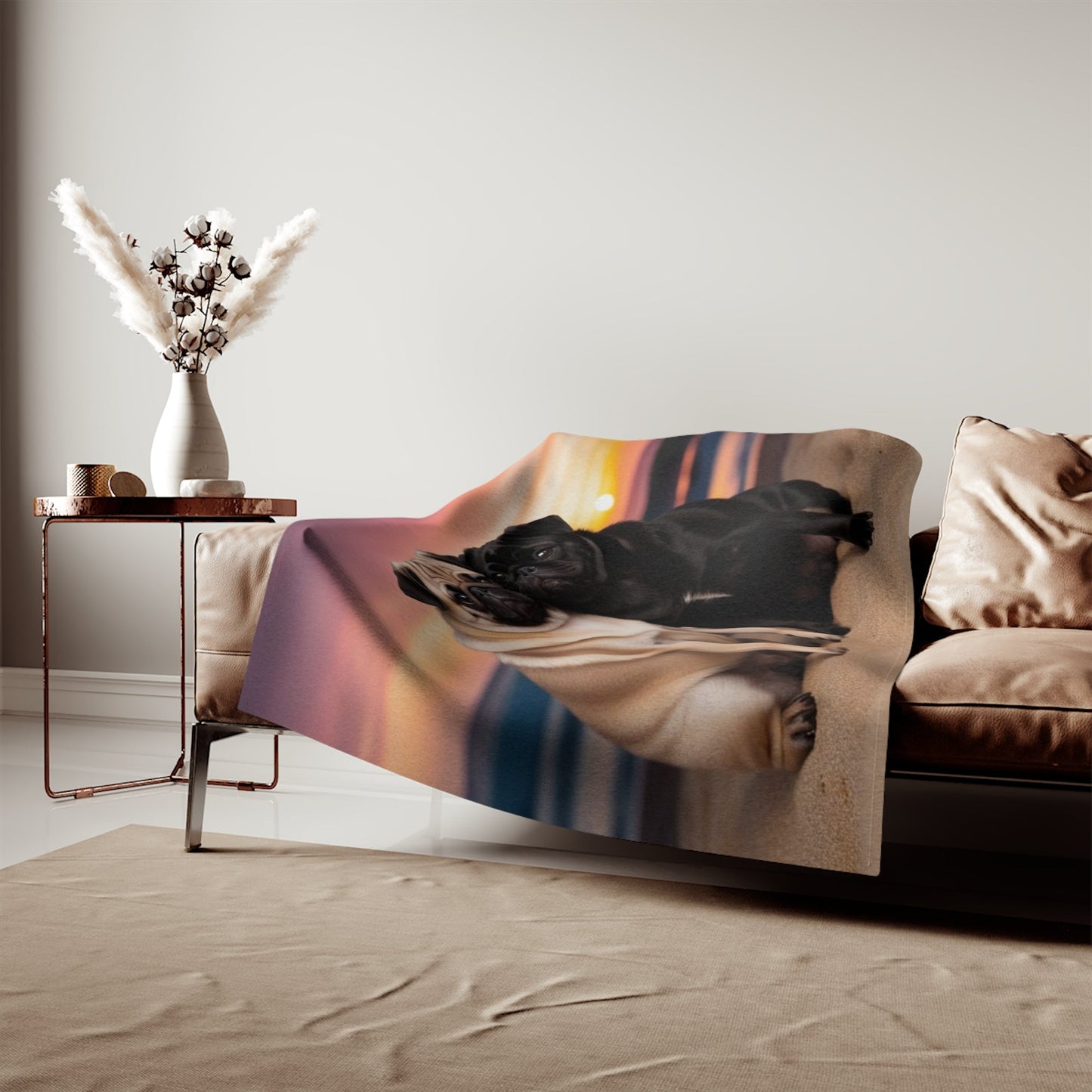 Sweatshirt-Decke – Plüsch-Fleece-Überwurf, 2 Größenoptionen