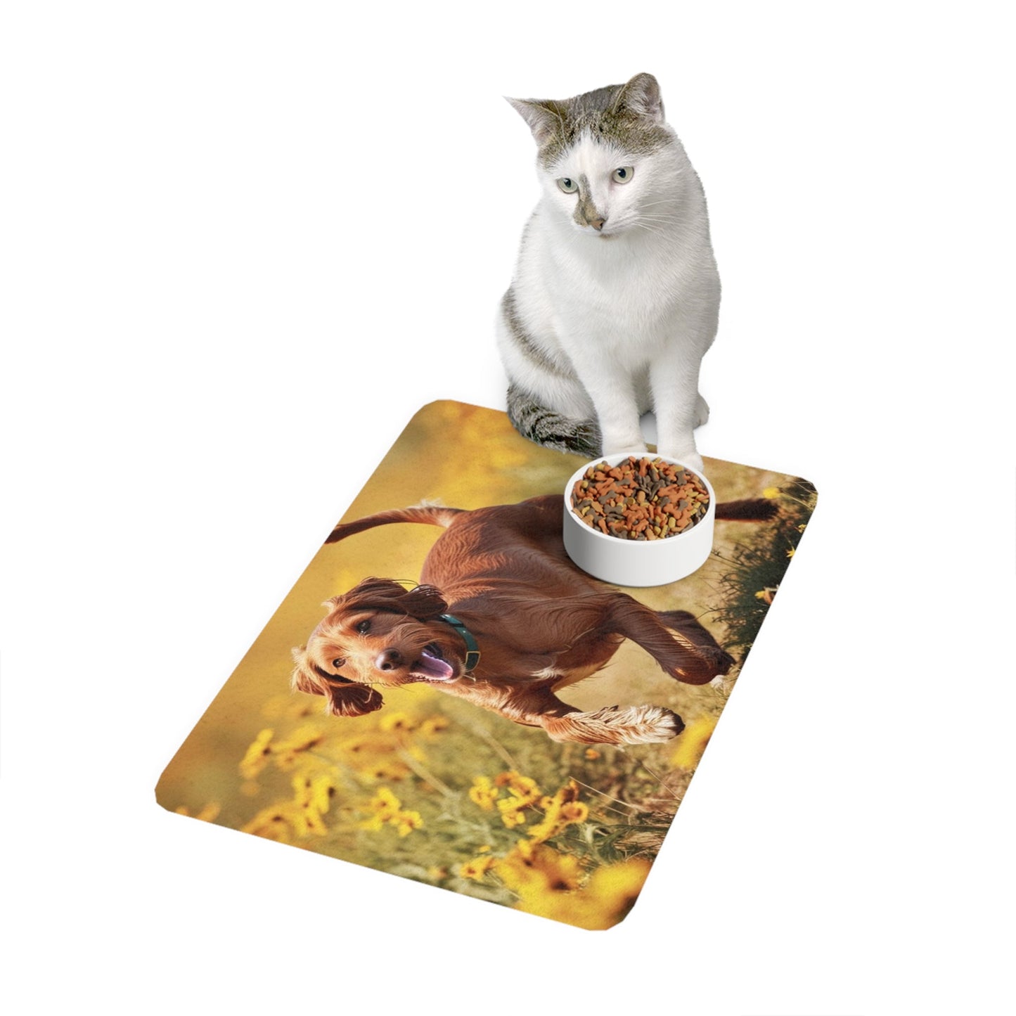 Non-Slip Pet Food Mat – Waterproof Feeding Mat for Dogs