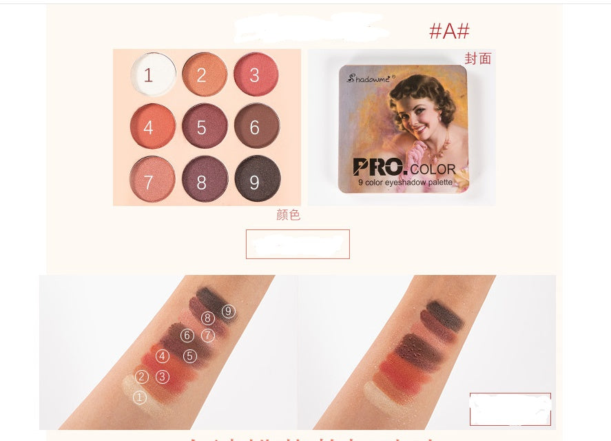 Matte Makeup Eyeshadow Pallete - B