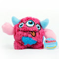 Knock-resistant teeth beautiful velvet bouncy ball vocal toy clean teeth high-elastic pet bouncy ball