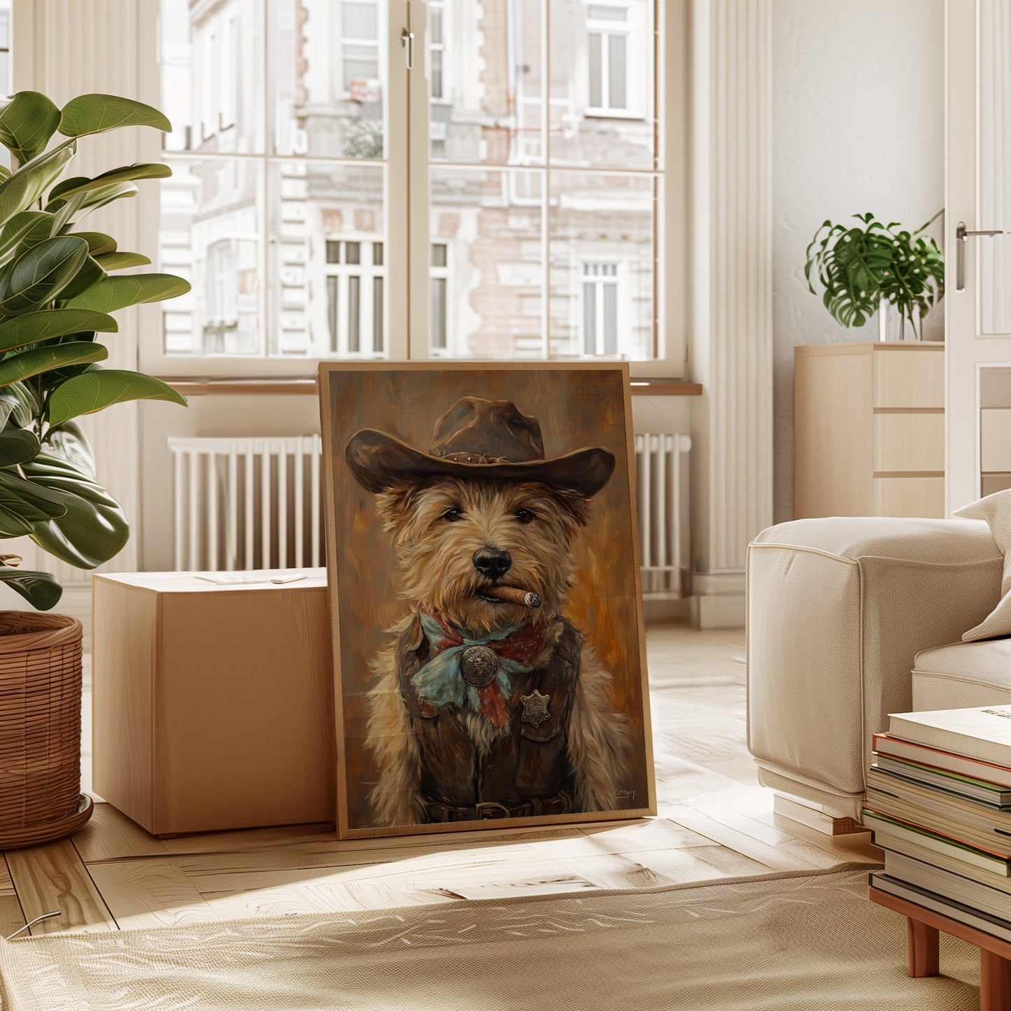 Wheaten Terrier Wild-West-Deputy