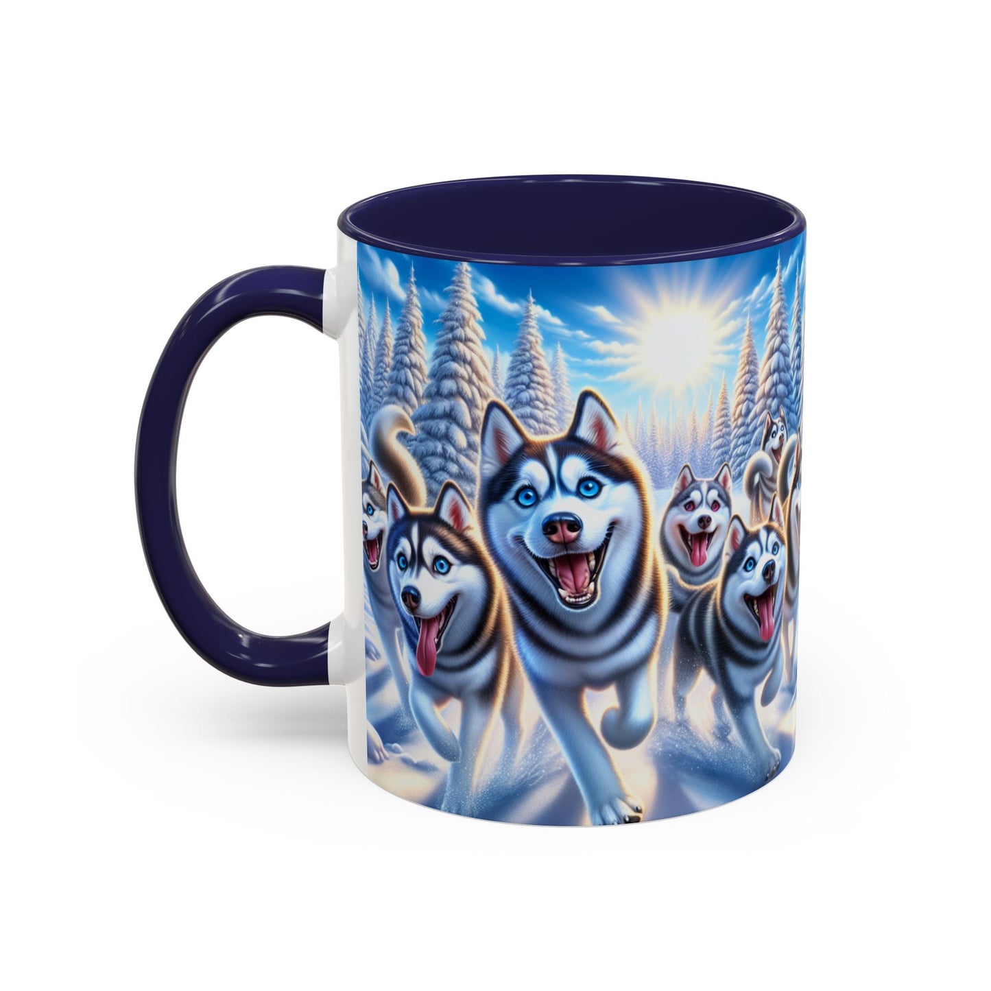 Keramiktasse mit Hunderassen-Motiv – 11 oz & 15 oz