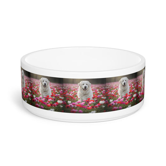 Ceramic Pet Bowl – 16 oz Dog Feeding Bowl