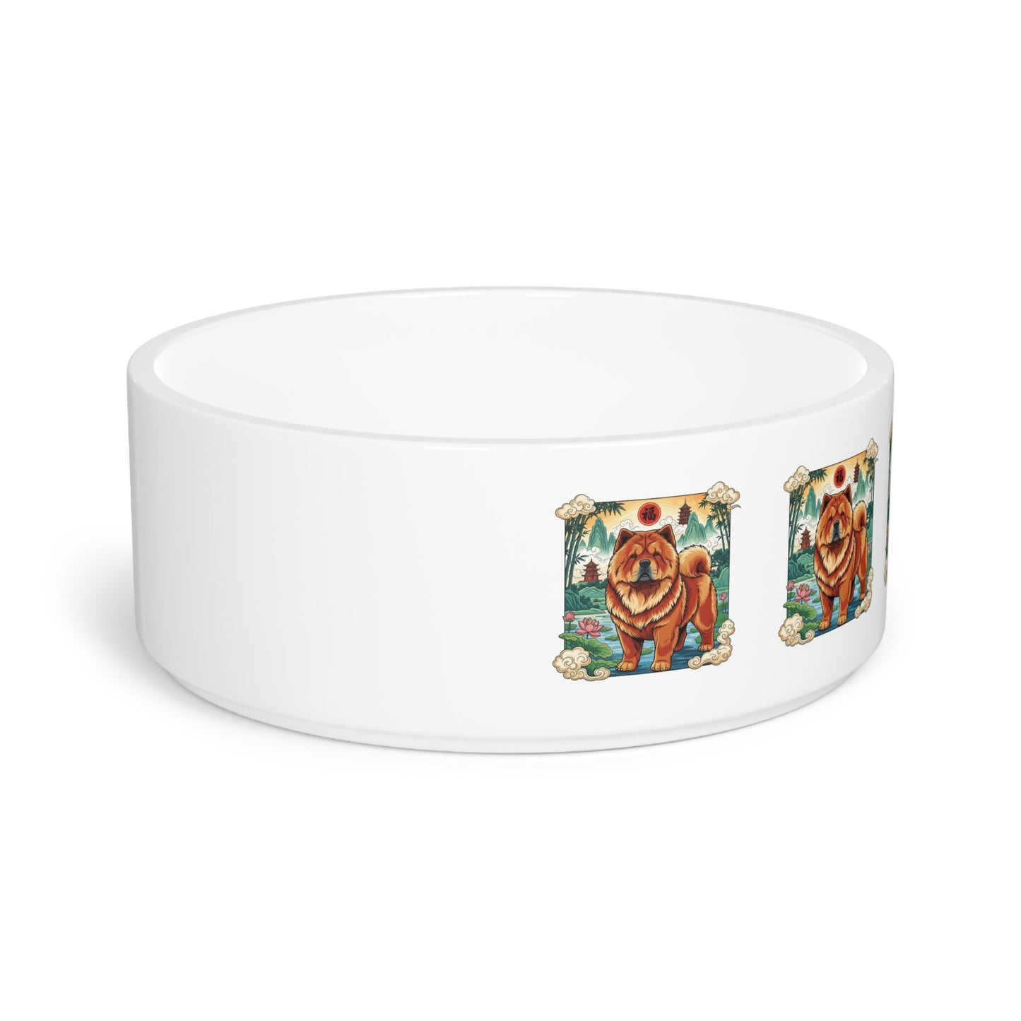 Ceramic Pet Bowl – 16 oz Dog Feeding Bowl
