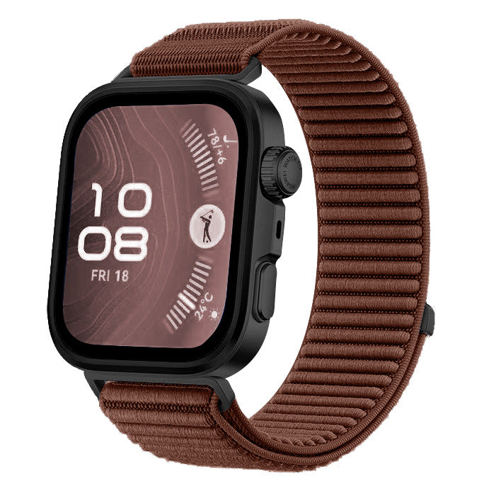 Wilderness Mountain Pattern Nylon Loop Strap