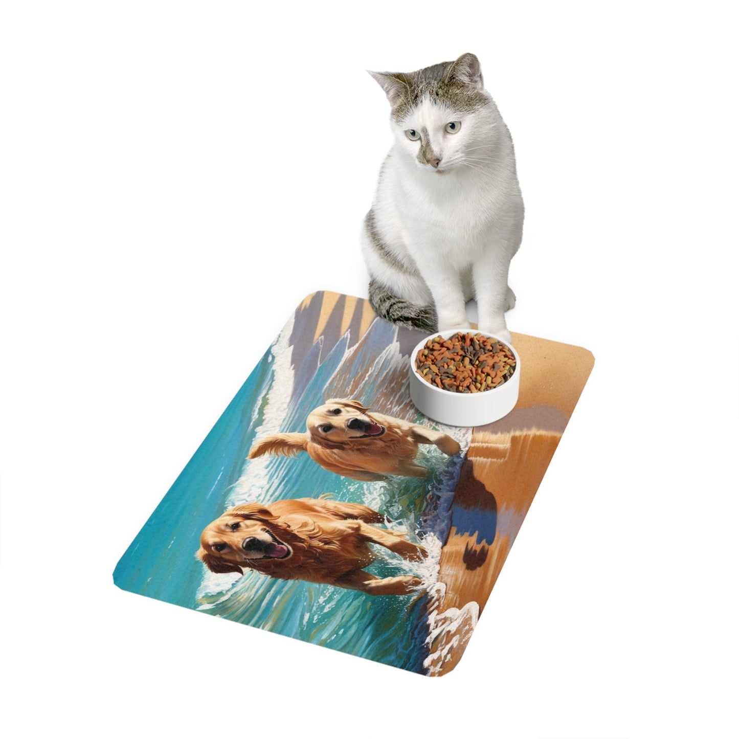 Non-Slip Pet Food Mat – Waterproof Feeding Mat for Dogs